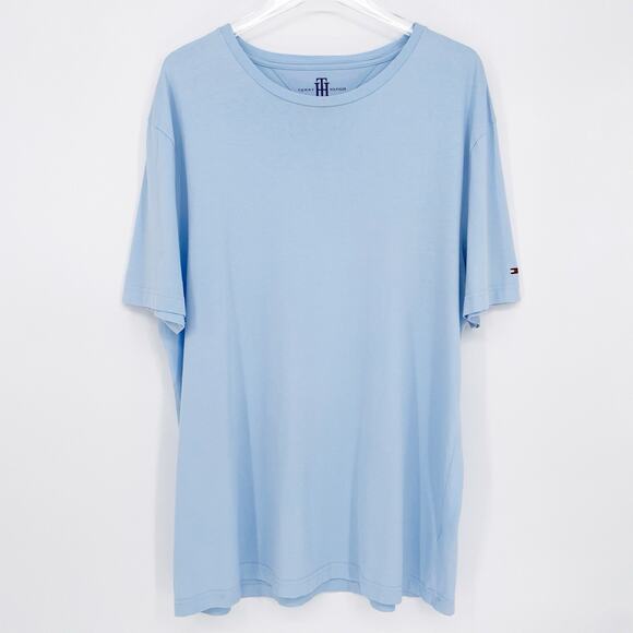 Men's Tommy Hilfiger Short-Sleeve CrewNeck Tee (T) Shirt Size XL New - Picture 1 of 5